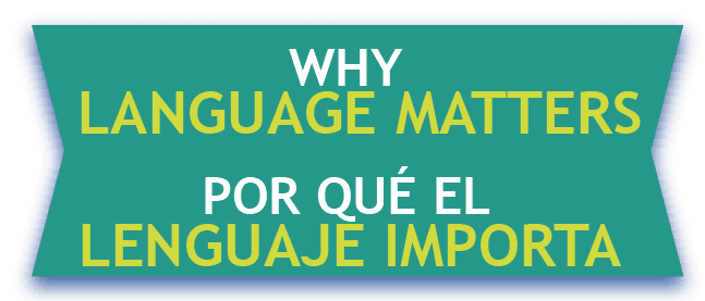Button that says Why Language Matters