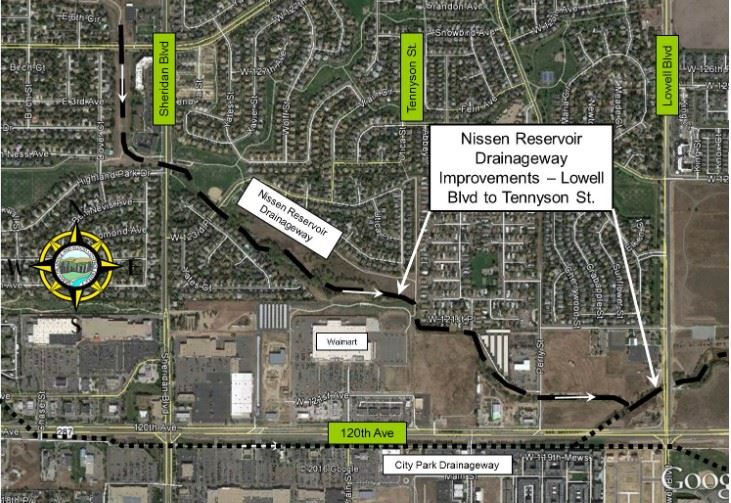 Nissen Channel Project Location Map
