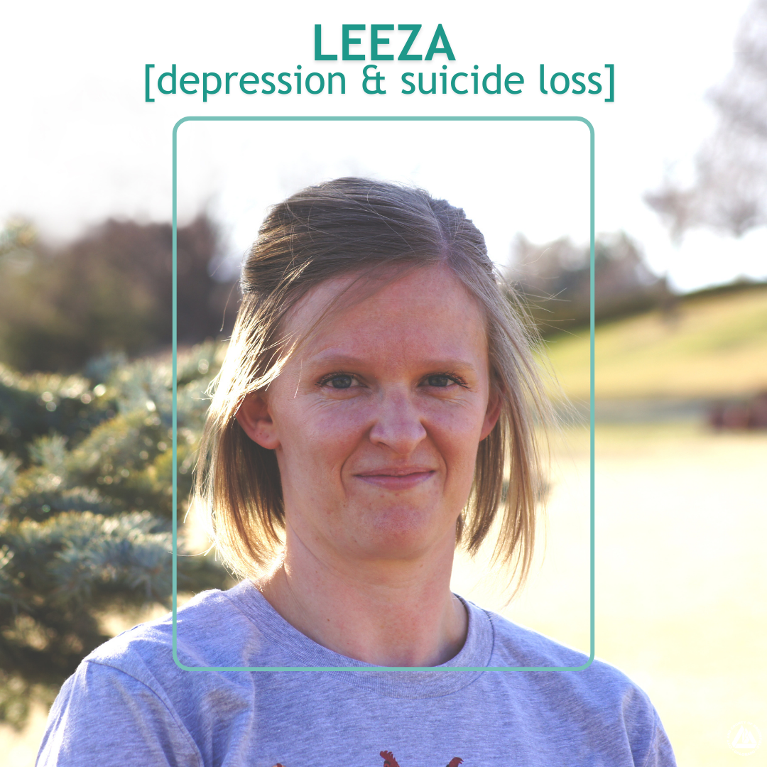 Click here to listen to Leeza's story about depression and suicide loss. Opens in new window