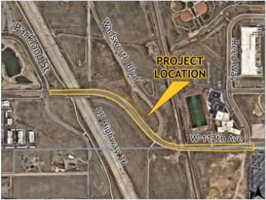 112th and Uptown Complete Streets project map